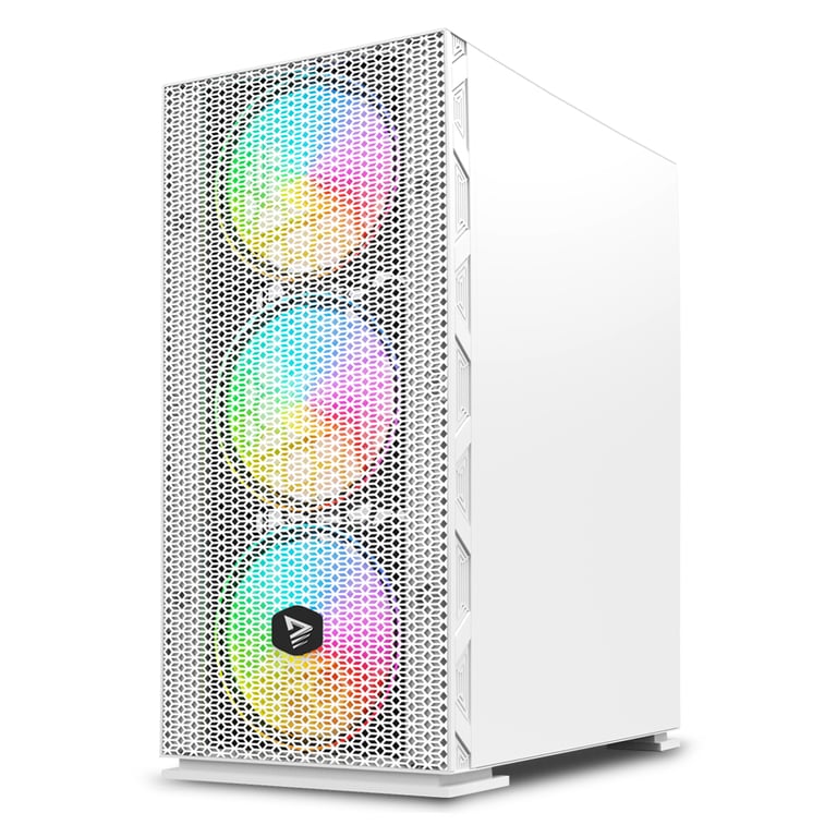 Savio Raptor X1 ARGB GlassMesh Computer Case Midi Tower Neuf - vue 3