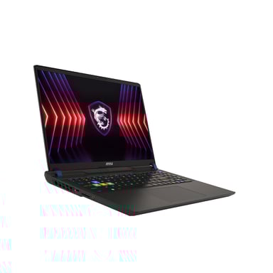 MSI Vector 16 HX A14VHG-653FR Intel® Core™ i7 i7-14650HX Ordinateur portable 40,6 cm (16'') Quad HD+ 32 Go DDR5-SDRAM 1 To SSD NVIDIA GeForce RTX 4080 Wi-Fi 7 (802.11be) Windows 11 Home Gris