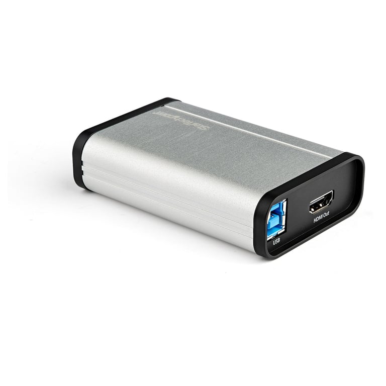 StarTech.com Dispositivo de Captura de Vídeo HDMI a USB-C 1080p 60fps - Capturadora Externa USB 3.0 USB Tipo C de Transmisión en Directo - Adaptador de Audio y Vídeo HDMI - Funciona con USB-C/USB-A/Thunderbolt 3