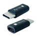 Techly IADAP USBC-MBKT changeur de genre de câble Micro-USB Noir