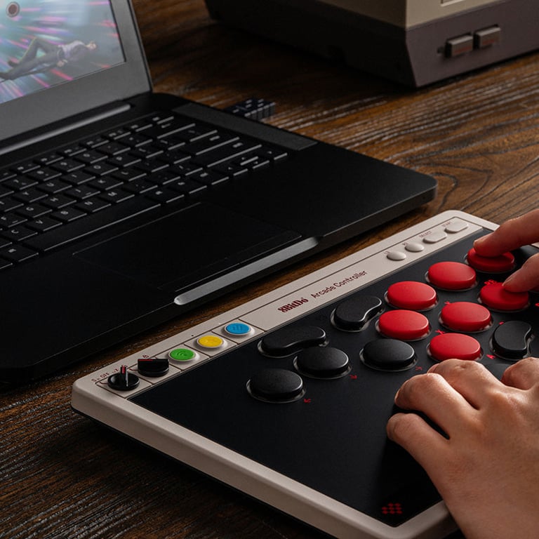 8Bitdo Arcade Controller Bluetooth2.4GUSB pour Nintendo Switch et Windows Neuf - vue 2