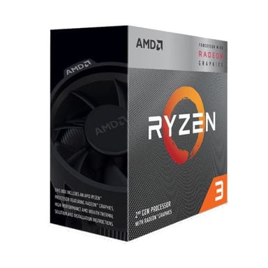 AMD Ryzen 3 3200G with Radeon Vega 8 Graphics processeur 3,6 GHz 3 Mo L3 Boîte