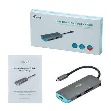 i-tec - Base de conexión USB-C Nano 4K