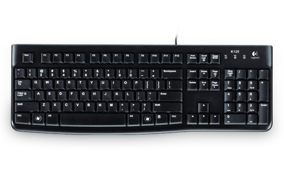 Logitech Keyboard K120 QWERTY Italien - vue 2