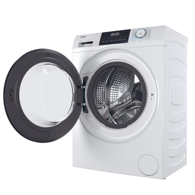 LAVE-LINGE HUBLOT Front 10kg, 1400 trs, moteur Inverter, couleur blanc HAIER - HW100-BP14929A-S