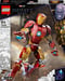 LEGO Marvel Iron Man 76206 - Figura Construible de 24 cm con Reactor Luminoso y Placa Desmontable