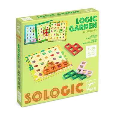 Logic Garden - Juego de lógica de madera para desarrollar la paciencia y la estrategia