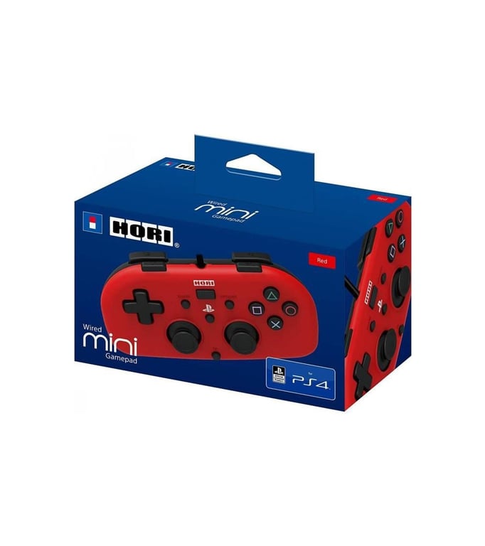 Mando - Wired Compact BIGBEN, PS4, Cable, Rojo