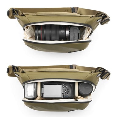 Sac d épaule Peak Design Everyday Sling 6 L Vert pour Appareil photo Réflex