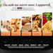 Friteuse d'air chaud Cosori Turbo Tower 10,8 L double stack 2630 W 7 programmes Noir PTFE-free