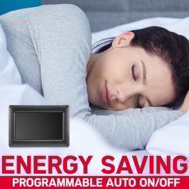 Cornice digitale AgfaPhoto Realiview APF700 Nero 17,8 cm (7'')