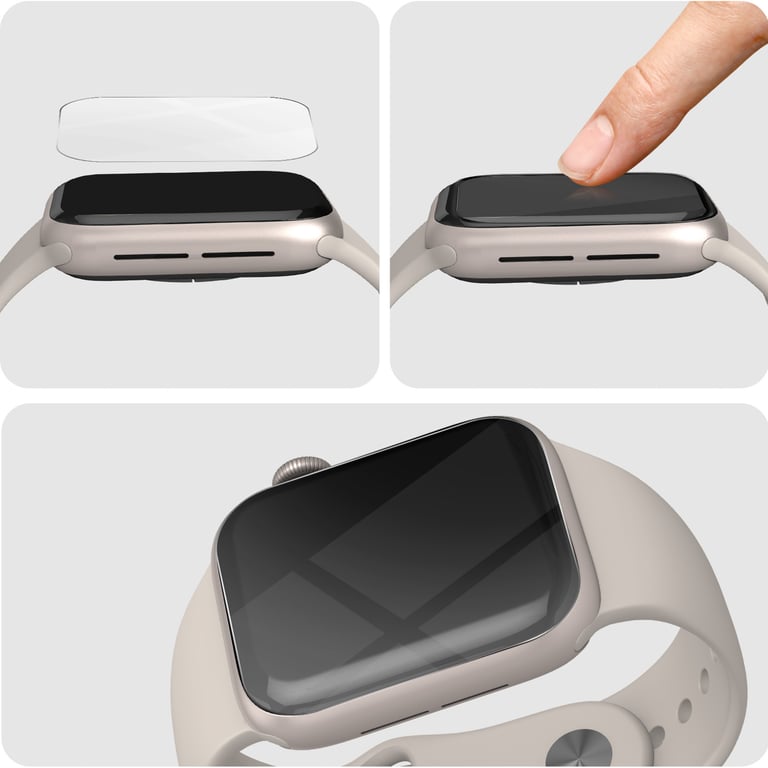 Pack 2x Protections Écran Fines Souples Apple Watch SE 40mm iMak Neuf - vue 3