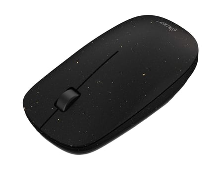 Acer Vero Black Mouse 30% de materiales reciclados Ratón inalámbrico: 3 botones, sensor óptico, interfaz de 2,4 GHz, hasta 1200 ppp alimentado por 1 pila AA