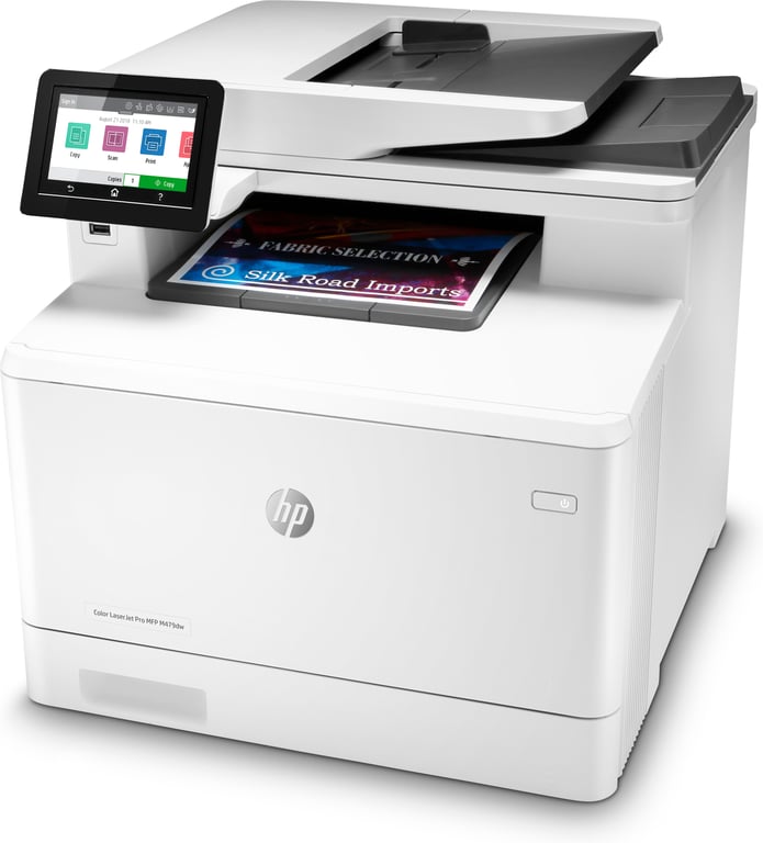 HP Color LaserJet Pro Impresora multifunción LaserJet Pro a color M479dw, Color, Impresora para Impresión, copia, escaneado y correo electrónico, Impresión a doble cara; Escanear a correo electrónico/PDF; AAD de 50 hojas