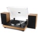 New Majestic TT 54 Tocadiscos de correa Negro, Madera