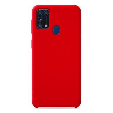 Coque silicone unie Soft Touch Rouge compatible Samsung Galaxy M31s