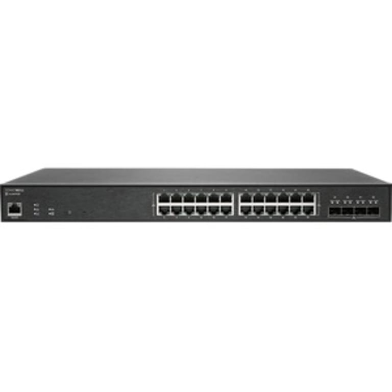 SonicWall SWS14 24FPOE Géré L2 Gigabit Ethernet 101001000 Connexion Ethernet supportant 'alimentation via ce port PoE 1U Neuf - vue 4