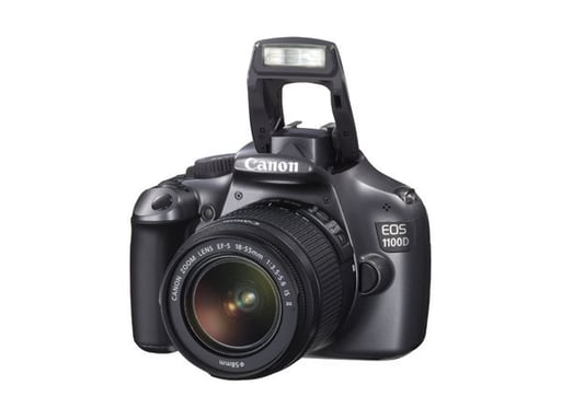Canon EOS 1100D + EF-S 18-55mm Kit d'appareil-photo SLR 12,2 MP CMOS 4272 x 2848 pixels Gris