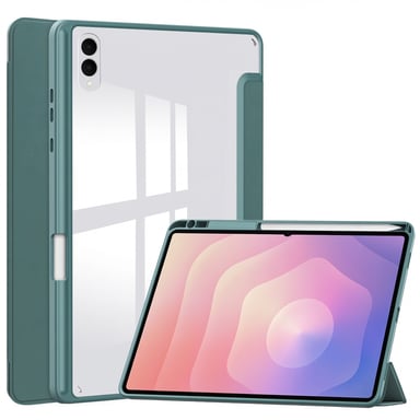 imoshion Coque tablette rigide Trifold pour Samsung Galaxy Tab S11 Ultra - Vert