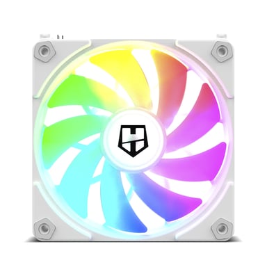 NOX NXHUMMERELINKWH sistema di raffreddamento per computer PC case Fan 12 cm Bianco 1 pezzo(i)