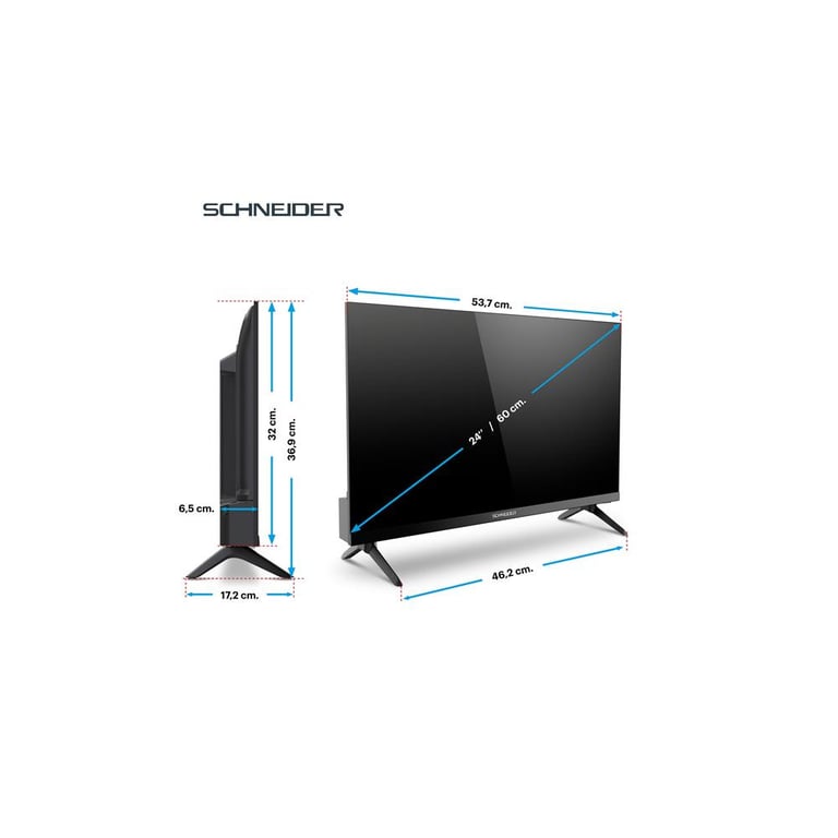 TV LED HD 24 60 cm 24A3VG SCHNEIDER - vue 6