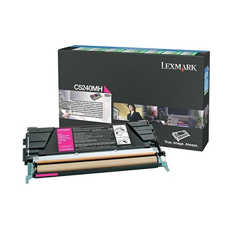 Lexmark À rendement élevé original cartouche de toner LCCP LRP pour Lexmark C524 C524dn C524dtn C524n C524tn C532dn C532n C534dn C534dtn C534n - vue 3