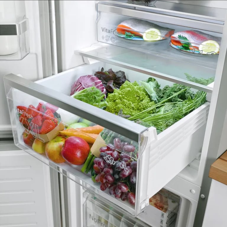 Réfrigérateur Combiné Encastrable Bosch 381L Blanc - KBN96ADD0 - Neuf