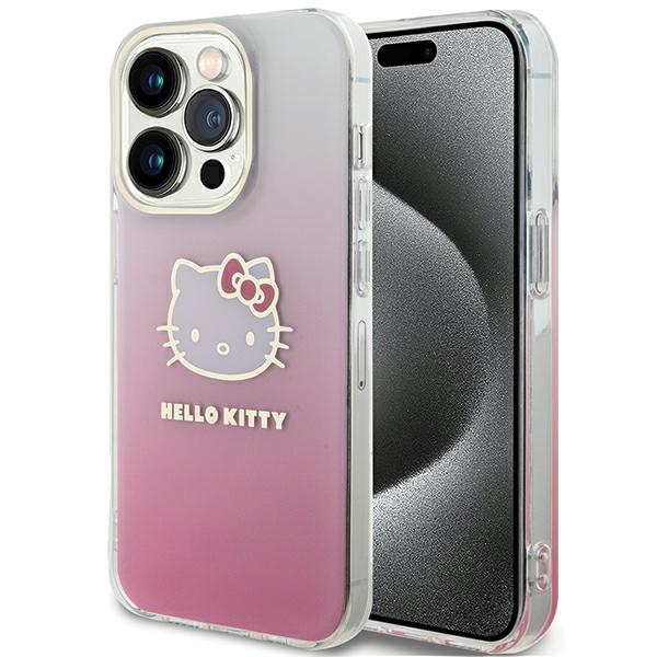 Coque de telephone Hello Kitty iPhone 13 Pro IML Gradient Kitty Head - vue 3