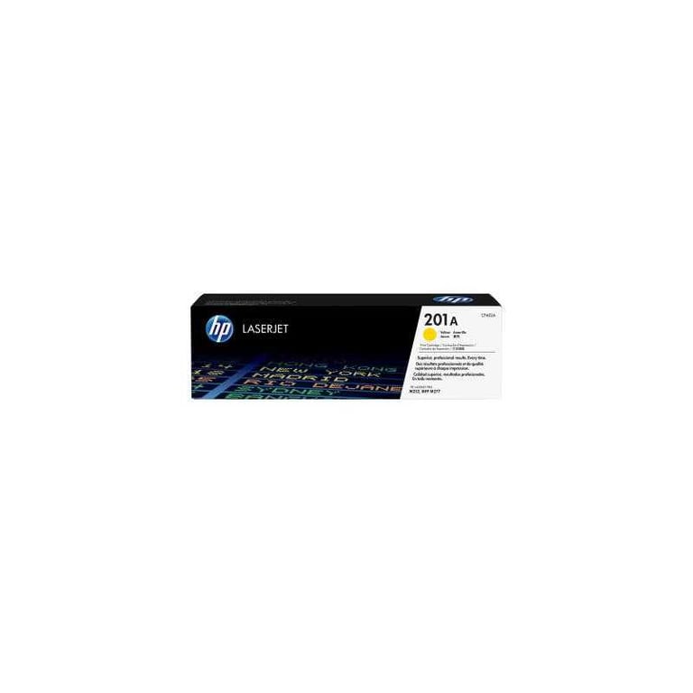 Toner LaserJet HP 201A Jaune CF402A 1 cartouche standard Laser pour Color LaserJet - Neuf