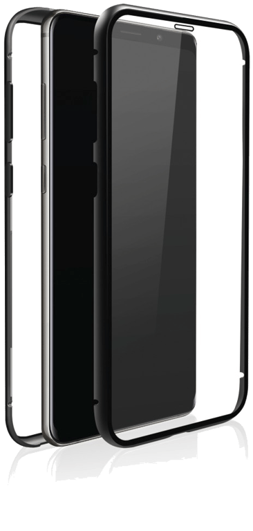 Coque de protection 360° Glass pour Samsung Galaxy S9+, noir