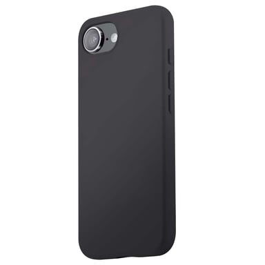 Coque pour iPhone 16e Édition Color Skin en TPU avec Intérieur Doux Noir