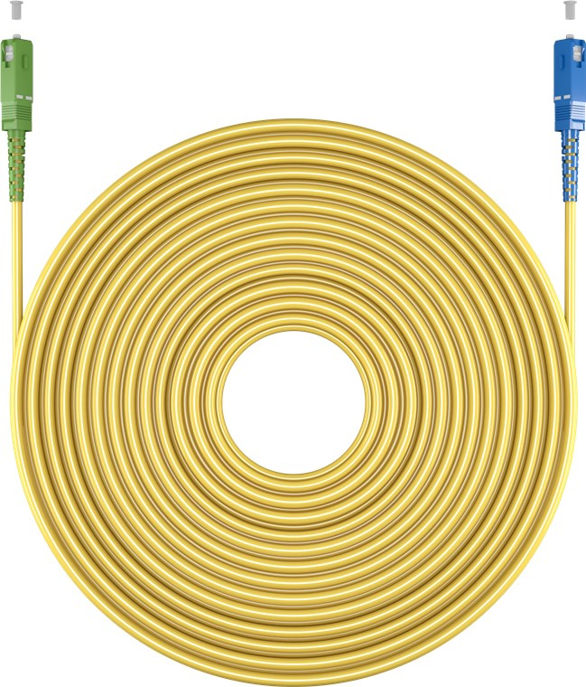 Goobay 59662 câble InfiniBand et à fibres optiques 10 m SC FTTH Jaune - Neuf