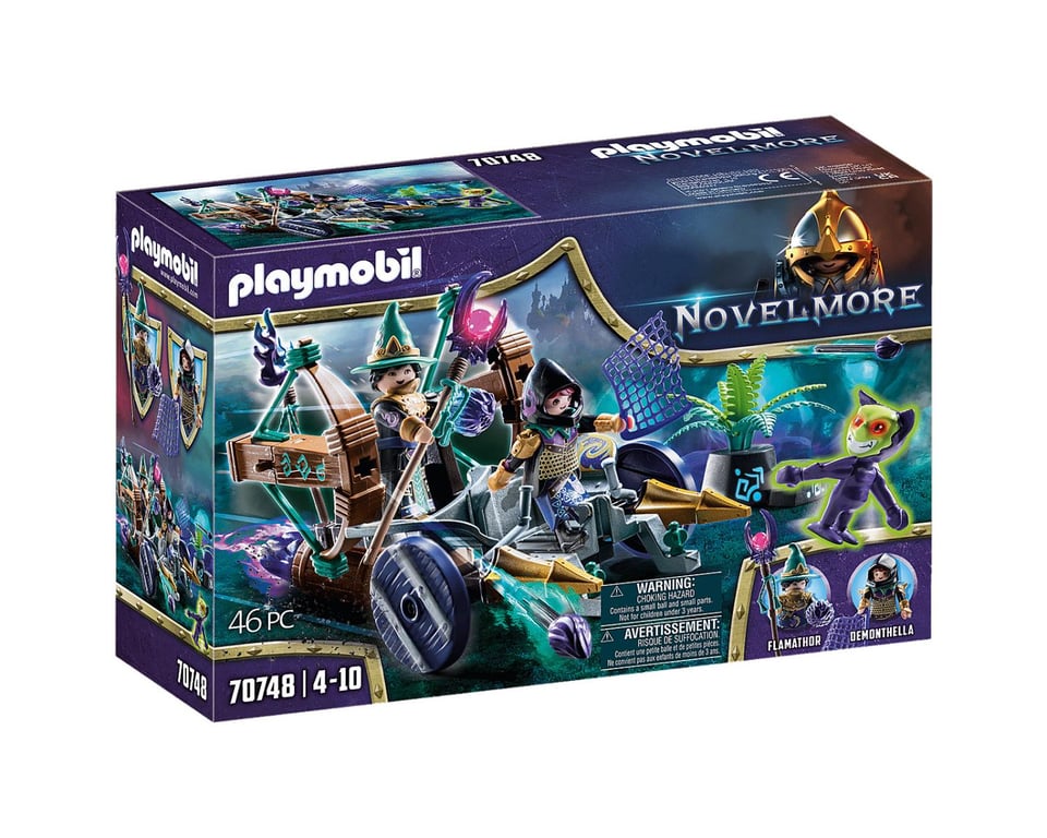 Playmobil Novelmore Véhicule catapulte 70748 - vue 2