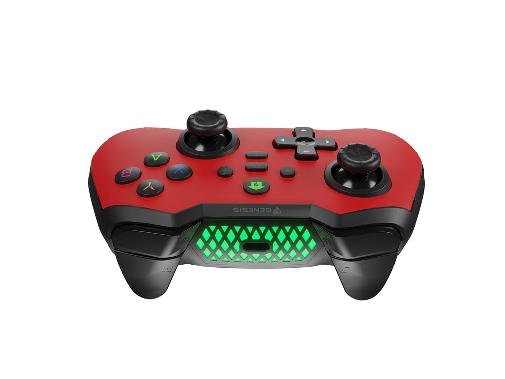 Genesis Mangan 400 Rouge Bluetooth Manette de jeu Analogique/Numérique Android, MAC - vue 4