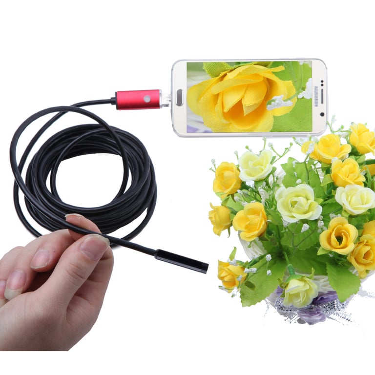 Camera Endoscopique pour Smartphone Micro USB/USB Android Fil 5m