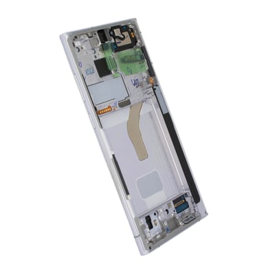 Bloc Complet pour Samsung Galaxy S22 Ultra Écran LCD Vitre Tactile Blanc