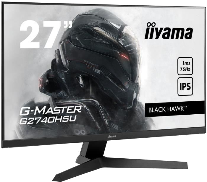 Ecran PC Gamer - IIYAMA G2740HSUB1 G-Master Black Hawk - 27 FHD - Dalle IPS - 1 ms - 75Hz - HDMI / D