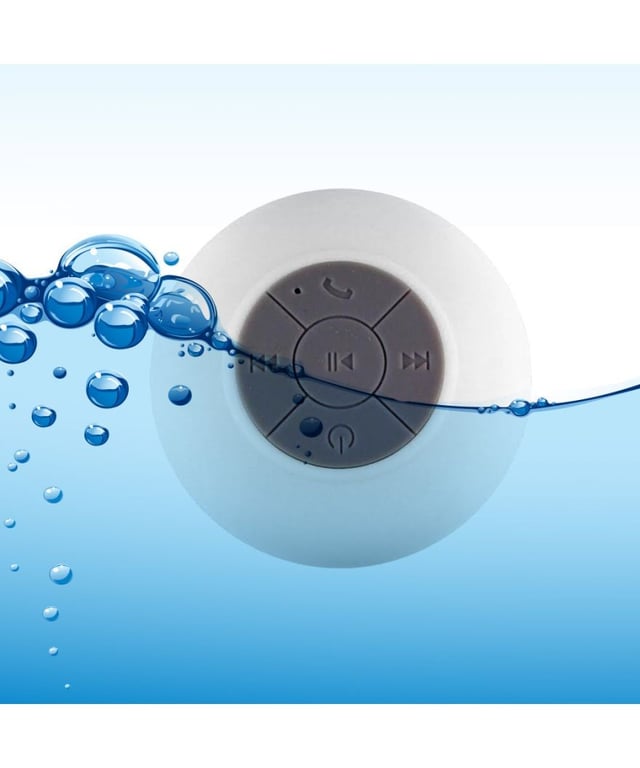 Enceinte Waterproof Bluetooth pour Smartphone Ventouse Haut