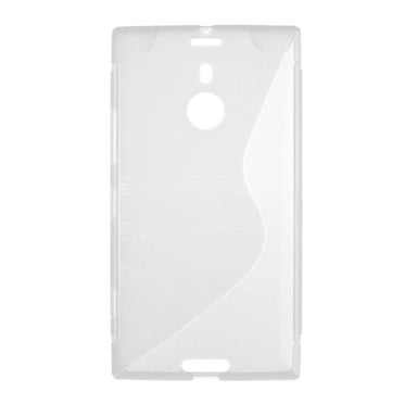 Coque silicone unie compatible Givré Blanc Nokia Lumia 1520