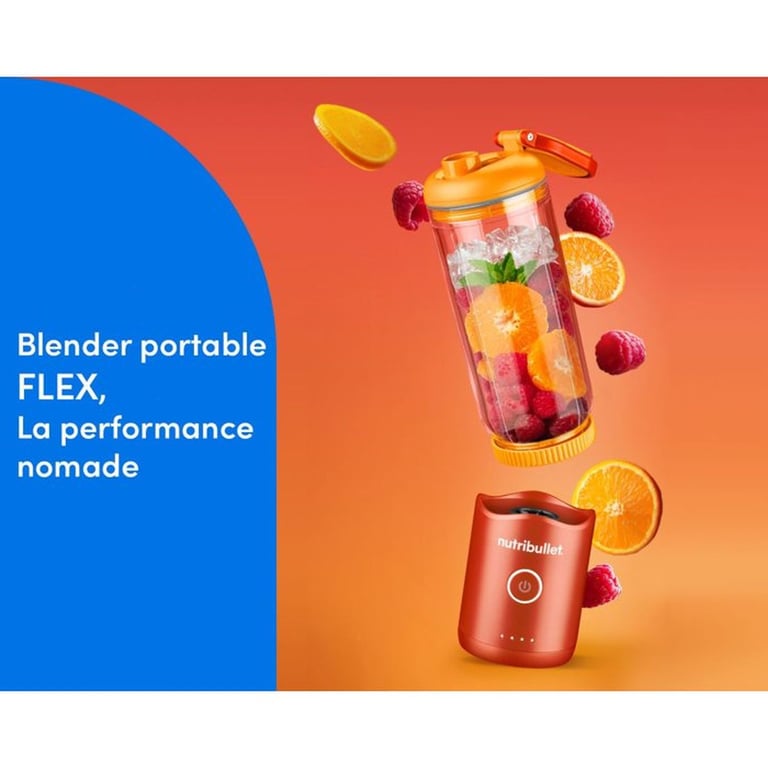 Blender Nutribullet FLEX portable Orange NBP013OR - Neuf