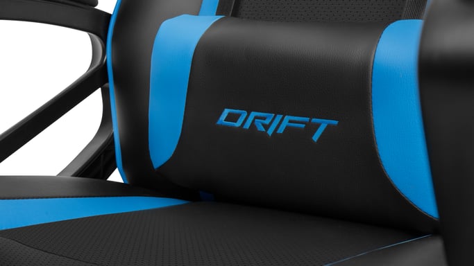DRIFT DR50 Sedia da gioco per PC Seduta imbottita Nero, Blu