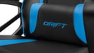 DRIFT DR50 Sedia da gioco per PC Seduta imbottita Nero, Blu