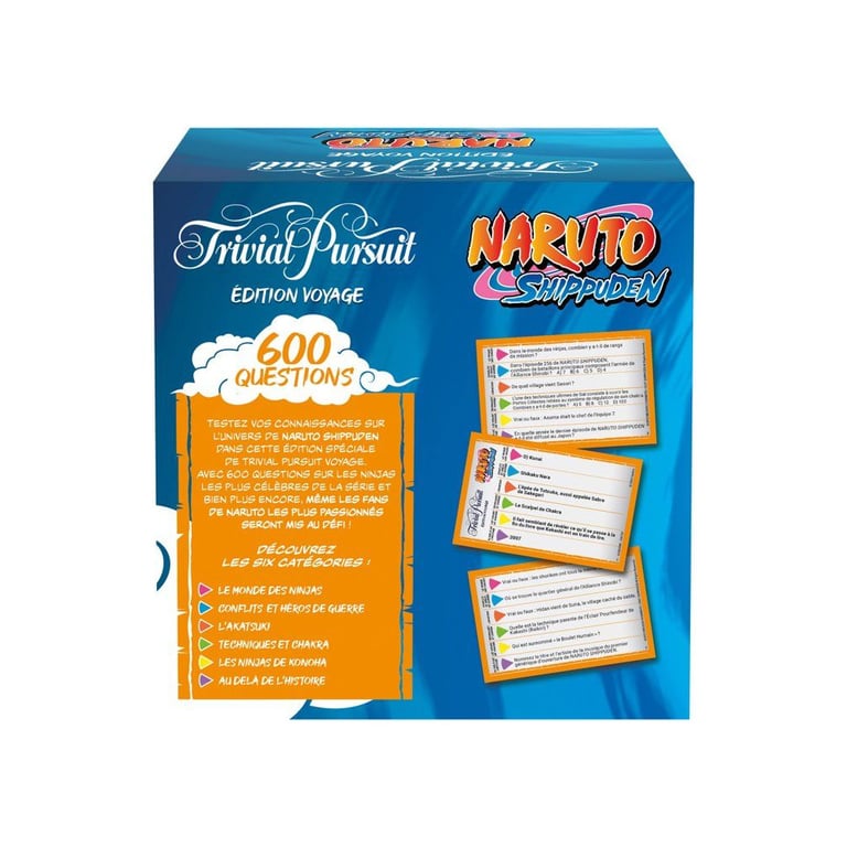 TRIVIAL PURSUIT VOYAGE Naruto Shippuden Jeu de société WINNING MOVES 2 joueurs minimum Dès - vue 4