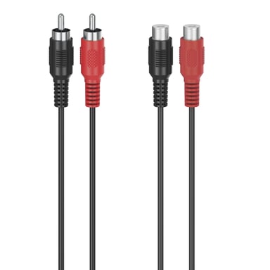 Hama 00305035 cavo audio 5 m 2 x RCA Nero
