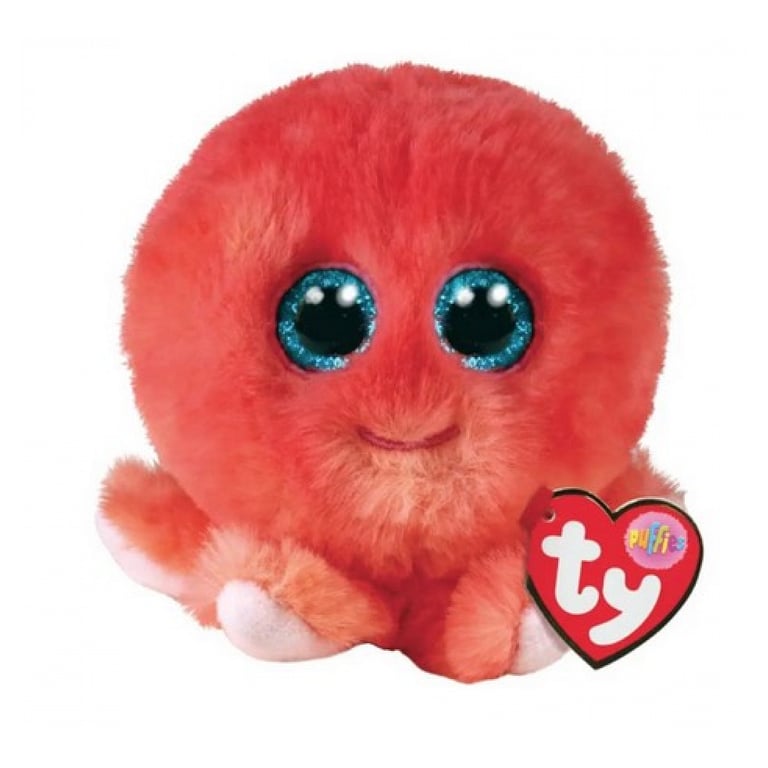Peluche Ty Puffies Sheldon la Pieuvre Compagnon Adorable à Emporter Neuf - vue 1