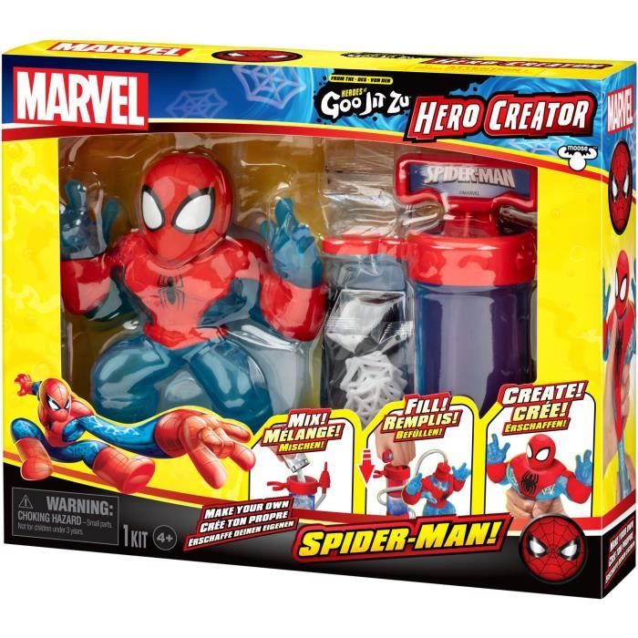 Figurine HEROES OF GOO JIT ZU MARVEL Creator Spiderman 11 cm - vue 4