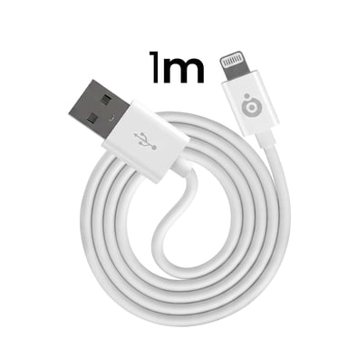 Caricabatterie auto USB A 2.4A FastCharge + cavo USB A/Lightning