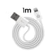 Caricabatterie auto USB A 2.4A FastCharge + cavo USB A/Lightning