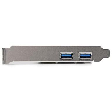StarTech.com Adaptador Tarjeta Controladora PCI Express PCI-E 2 Puertos USB 3.0 con Alimentación SATA