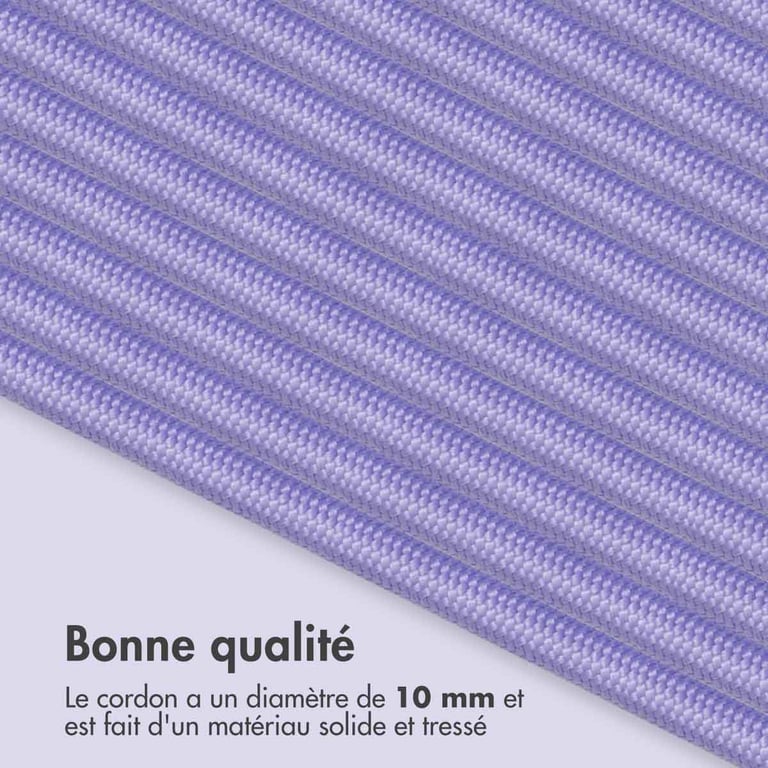 imoshion ?Cordon de téléphone universel taille unique - 10 mm d'épaisseur - Lilac - Neuf